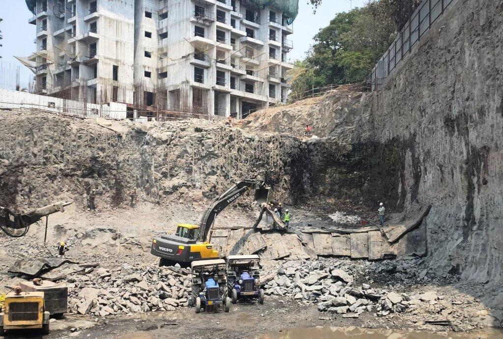 Godrej Bayview High-Rise Excavation
